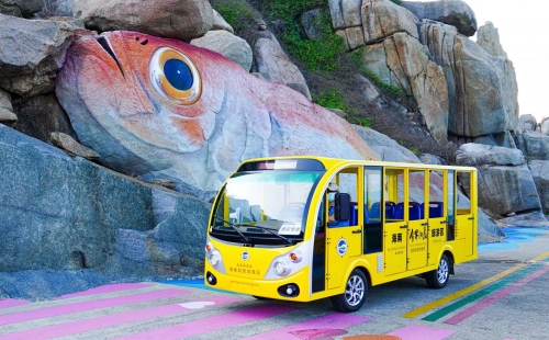 海南分界洲島電動(dòng)觀光車